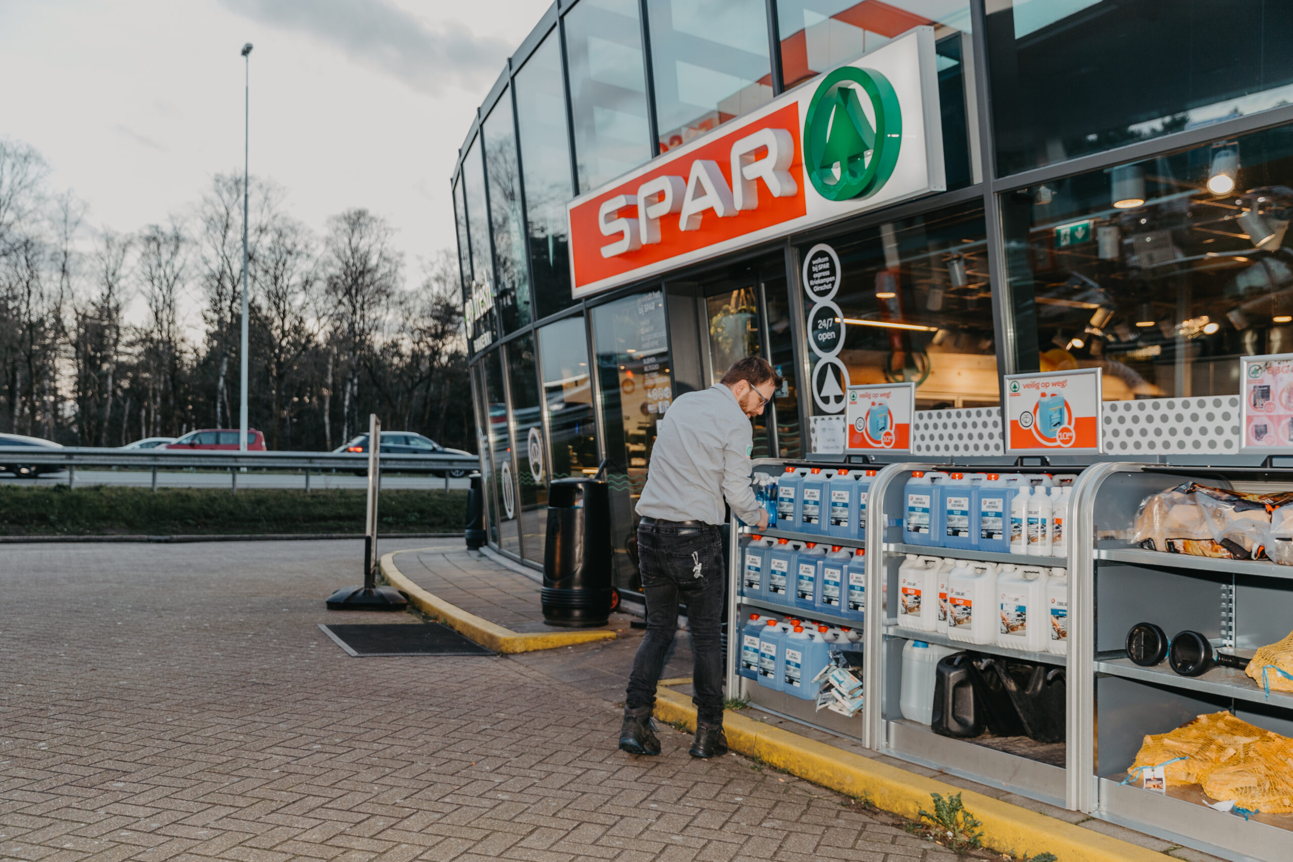 Spar buiten